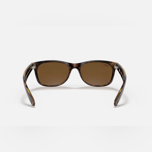 Rayban Wayfarer Classic Matte Brown Tortoise POLARIZED RB2132 - Picture 5 of 14